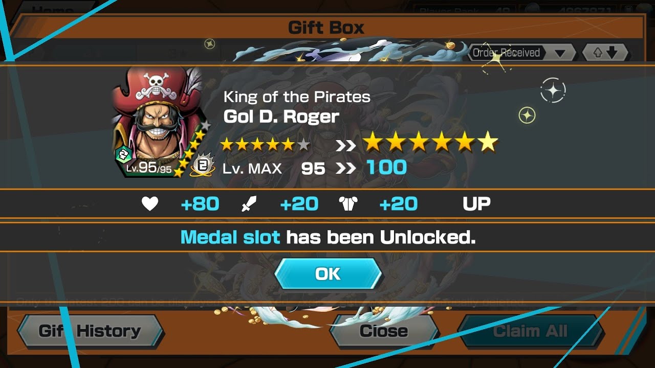 Gol D. Roger summons EXtremely lucky! (P2P) #opbr #onepiece #onepiecebountyrush #summons #bandai