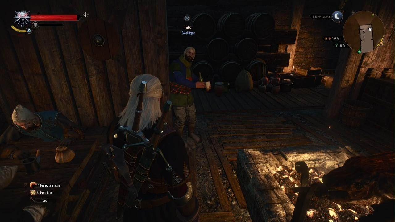 NPC sippen at bar The Witcher 3