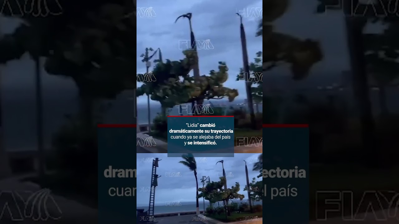 Hurac&aacute;n Lidia toca tierra en Jalisco; es considerado como extremadamente peligroso ⚠️