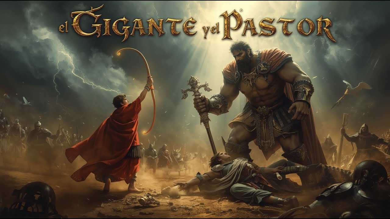 “EL GIGANTE Y EL PASTOR ⚔️ | Épica batalla de David y Goliat | Folk Metal Cristiano