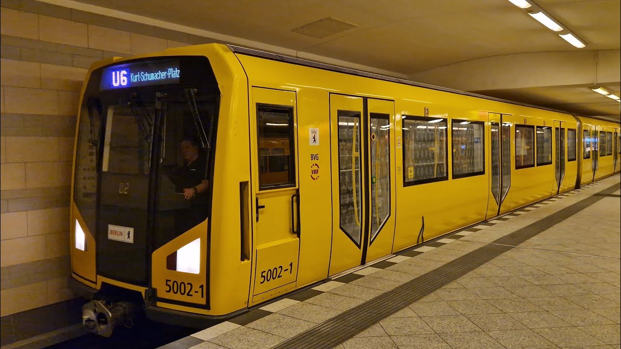 U-Bahn Berlin | Mitfahrt in der U6 von Alt-Mariendorf bis Kurt-Schumacher-Platz im H95 5002-2