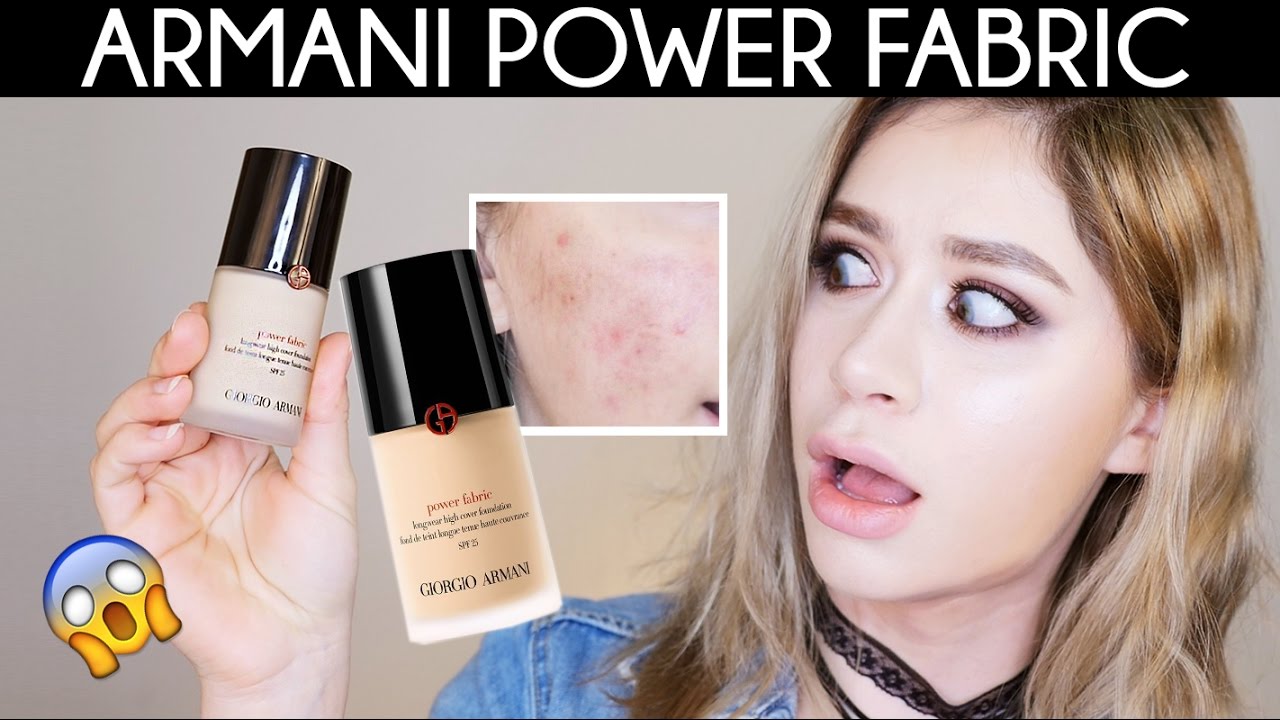 ARMANI power fabric FOUNDATION REVIEW & First Impression!