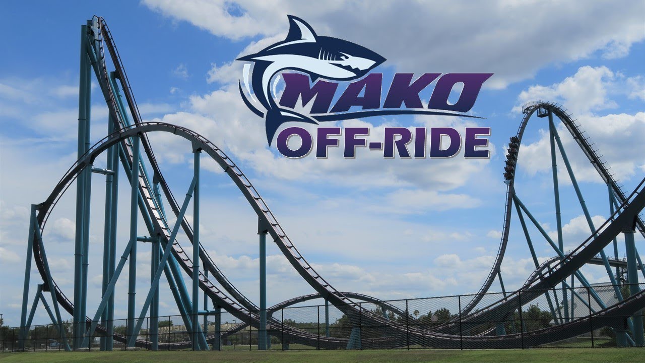 Mako Off-Ride Footage, SeaWorld Orlando B&M Hyper Coaster | Non-Copyright