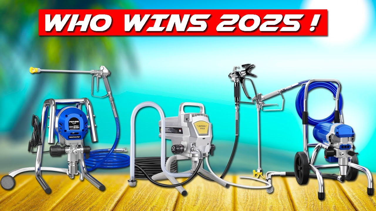Топ-5 лучших безвоздушных краскораспылителей 2025 года 🔥 | Лучшие безвоздушные краскораспылители ...