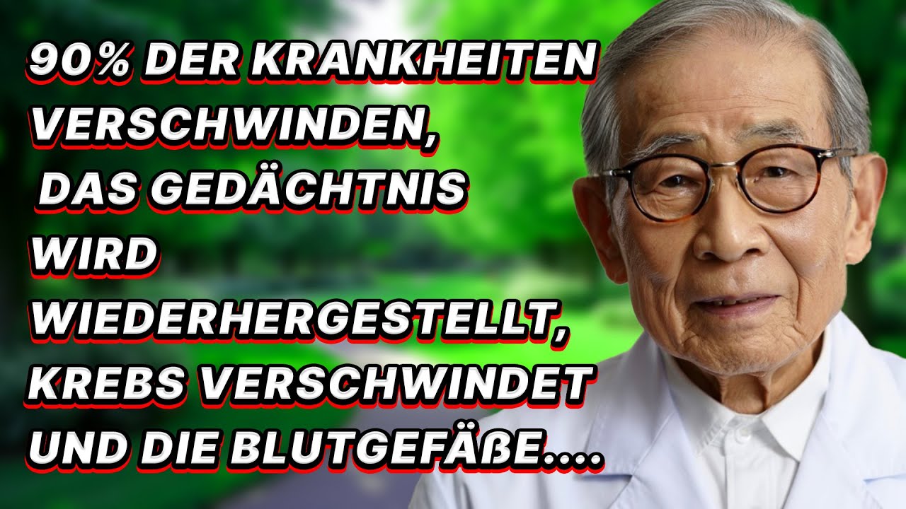 Ein japanischer Arzt hat das Geheimnis gelüftet: Iss das und werde 100 Jahre alt!