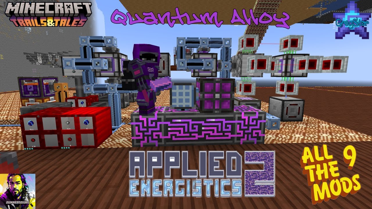 All the Mods 9: AE2, Applied Energetics 2. Quantum Computer Setup with Advanced AE. Part 2