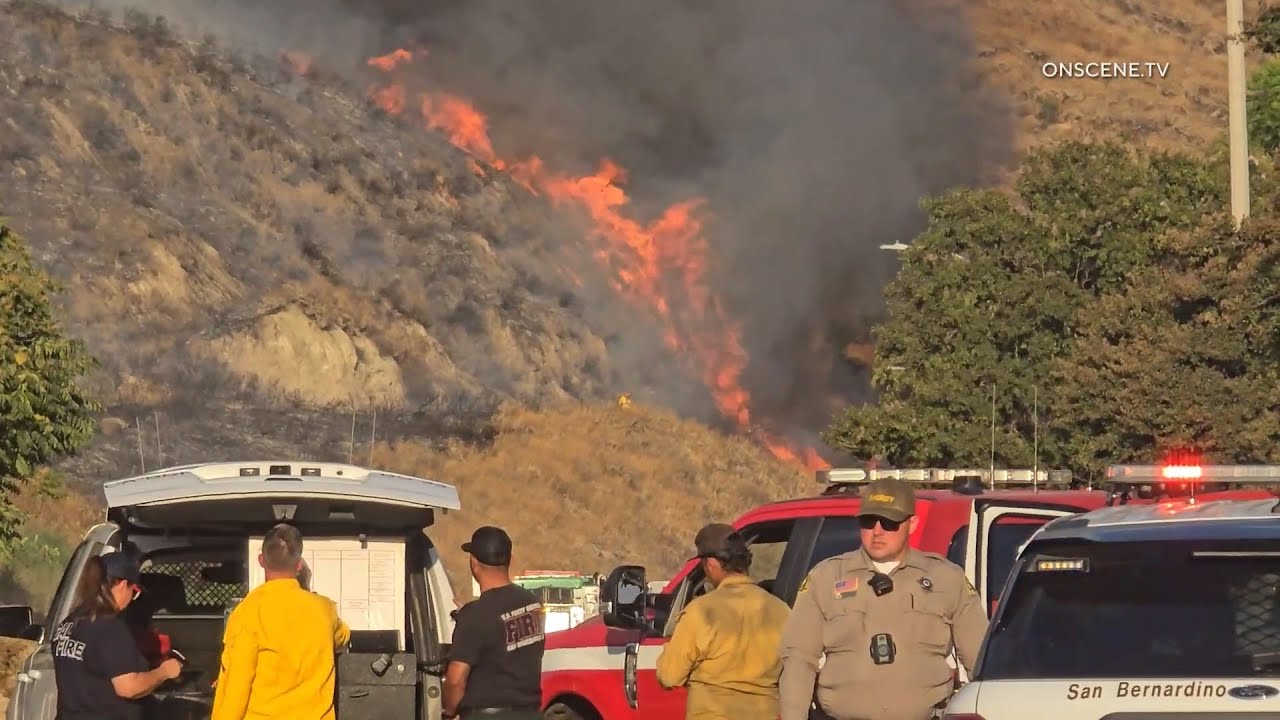 Day 1 of Highland Line Fire