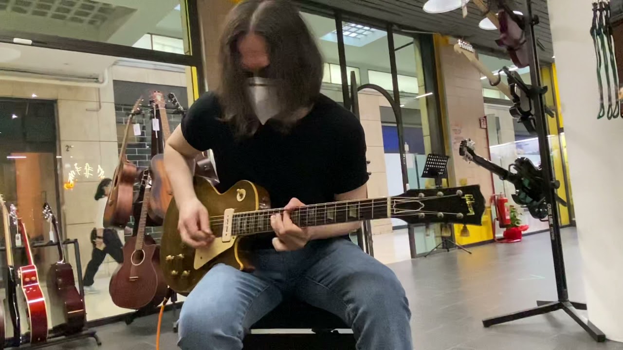 Vince Pastano play Gibson Goldtop 1957 in Res Music Bologna part 3