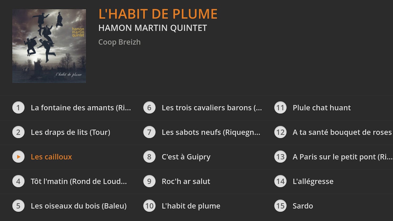 Hamon Martin Quintet - L'habit de plume