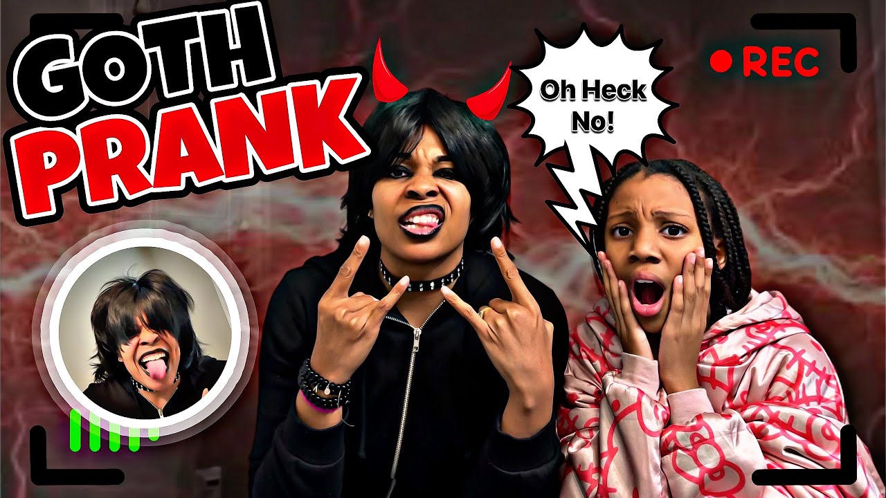 GOTH PRANK on my Daughter 😱😈?! The Ultimate Revenge Prank 😂🖤
