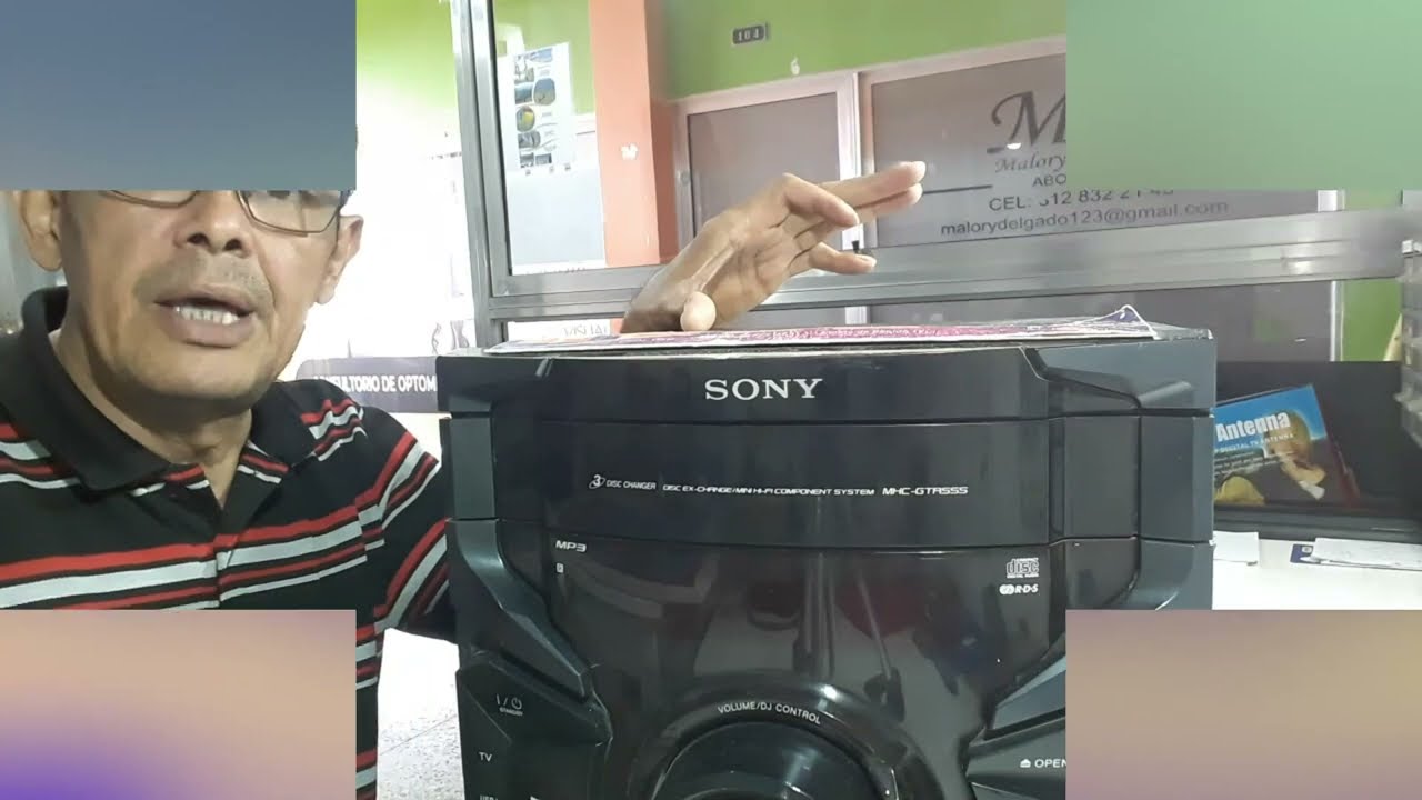 EQUIPO SONY MHC-GTR555 Mantenimiento