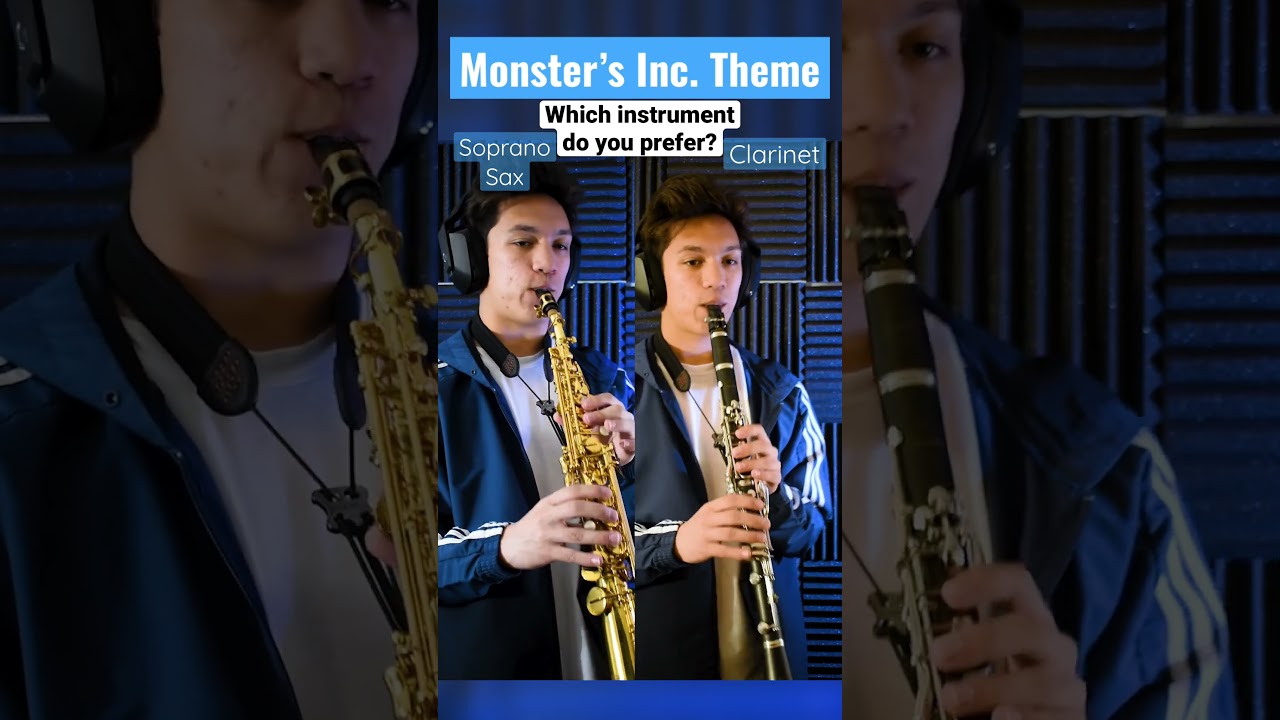 Monster&rsquo;s Inc. Theme w/ Clarinet and Soprano Sax