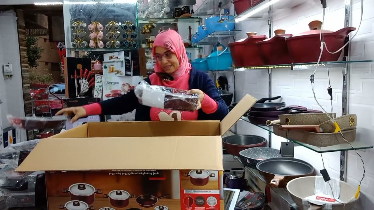 تيفال زهران الاصلي ارمتال تتانيوم شوفوا وراي العميلة في الطقم بمنتهي الأمانة