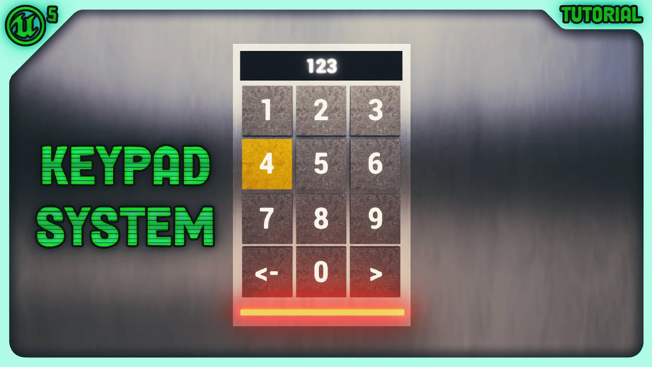 UE5: 3D Keypad (Tutorial)