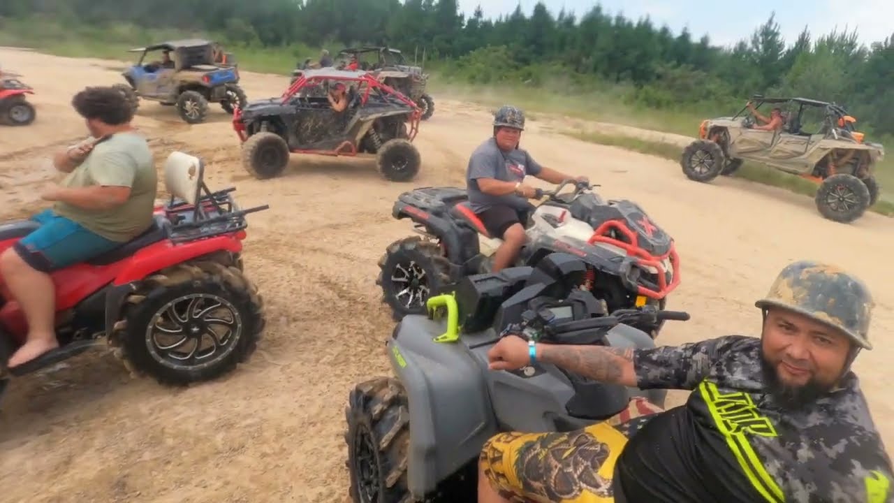 Going deep on the 450 XMR at DEEP CREEK atv park.