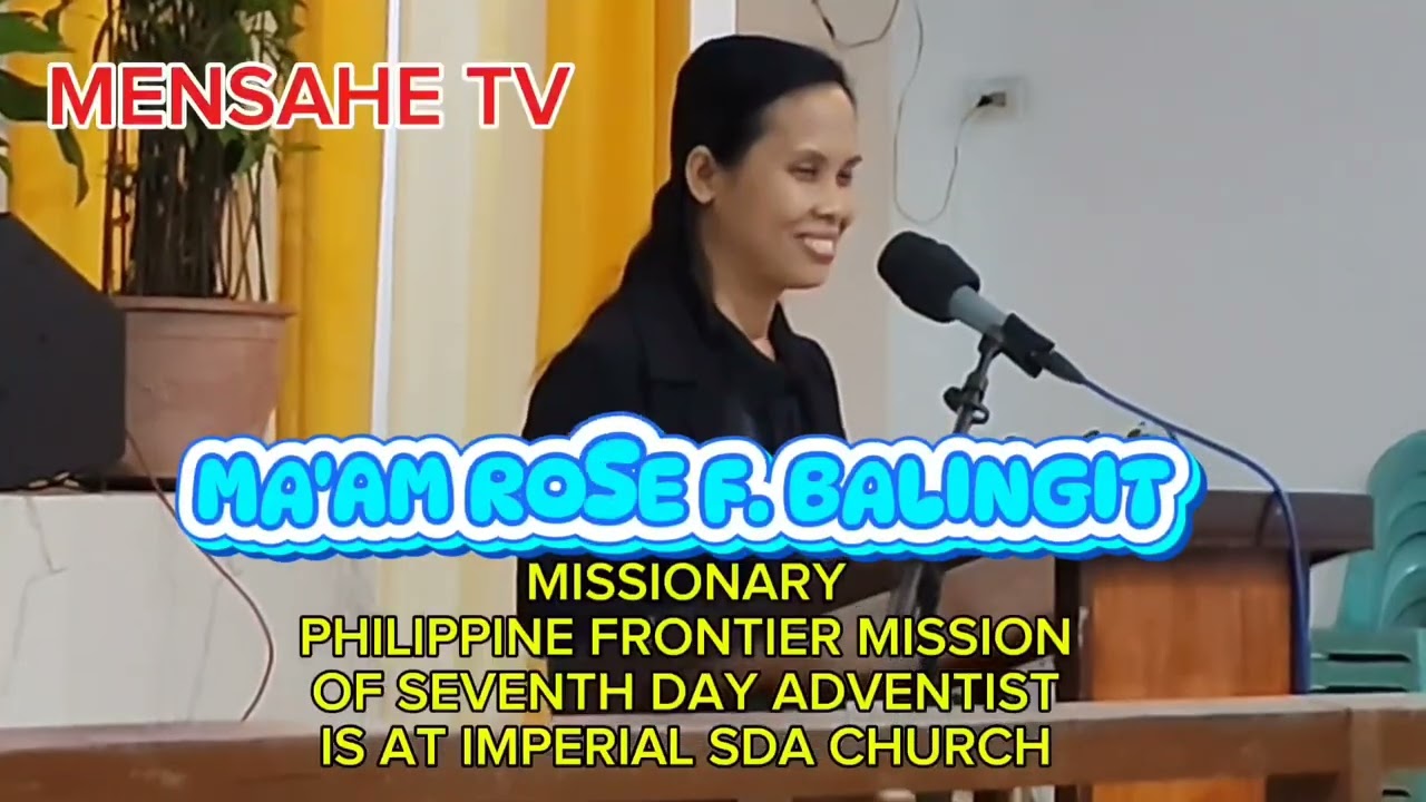 COUNSEL ON STEWARDSHIP CHAPTER 65 BY MA'AM ROSE BALINGIT #sda #imperial 