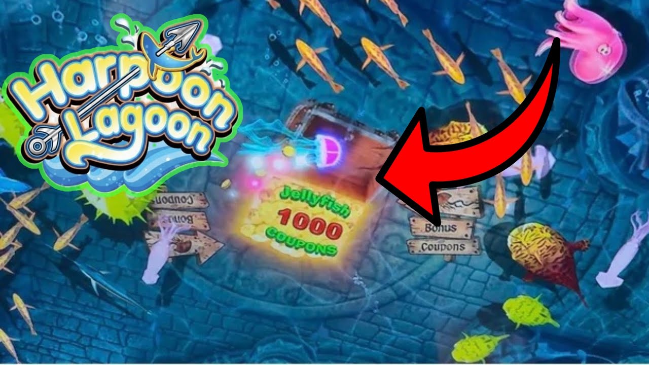 Безумные джекпоты! Более 500 игр на аркадном автомате Harpoon Lagoon в Dave and Busters!