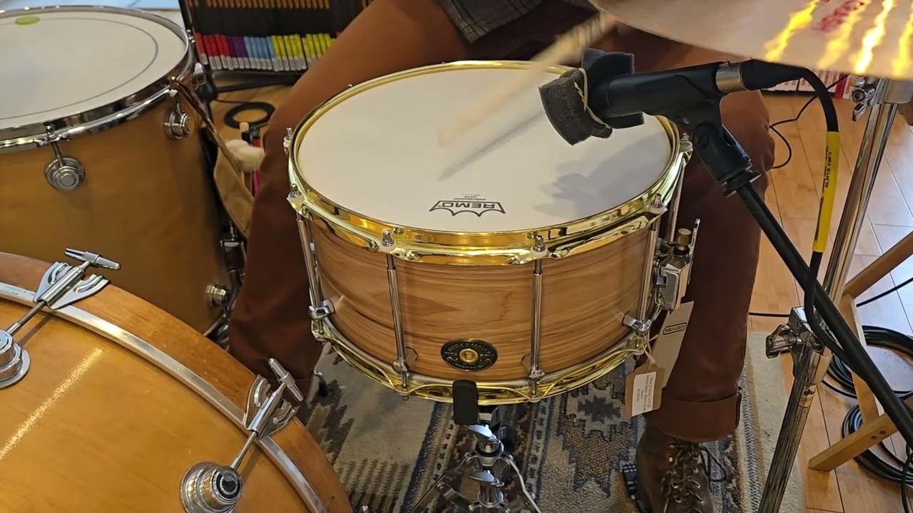 Snares - Noble & Cooley 7x14 SS Special Edition Hickory Snare Drum