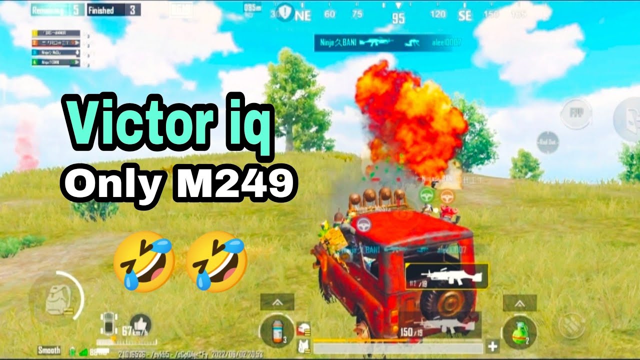 OMG😱 Victor Squad M249 Car Wars👿😂 Funny & WTF MOMENT OF PUBG | BGMI