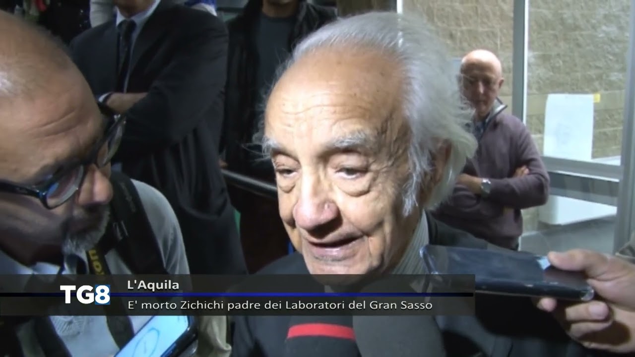 L’Aquila - E’ morto Zichichi padre dei Laboratori del Gran Sasso