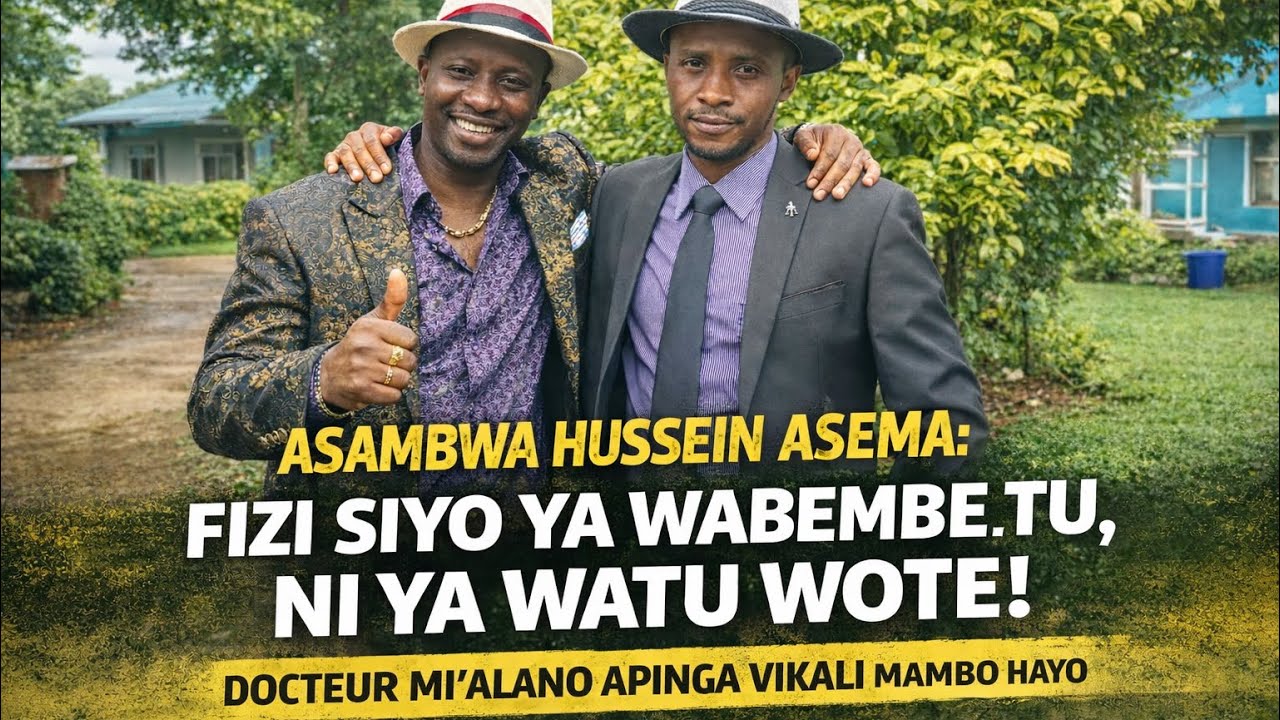 ASAMBWA HESSEIN AENDELEZA CAMPENI YA KUPINGA UKABILA/ASISITIZA “WANYAMULENGE” NI WACONGOMANI HALISI