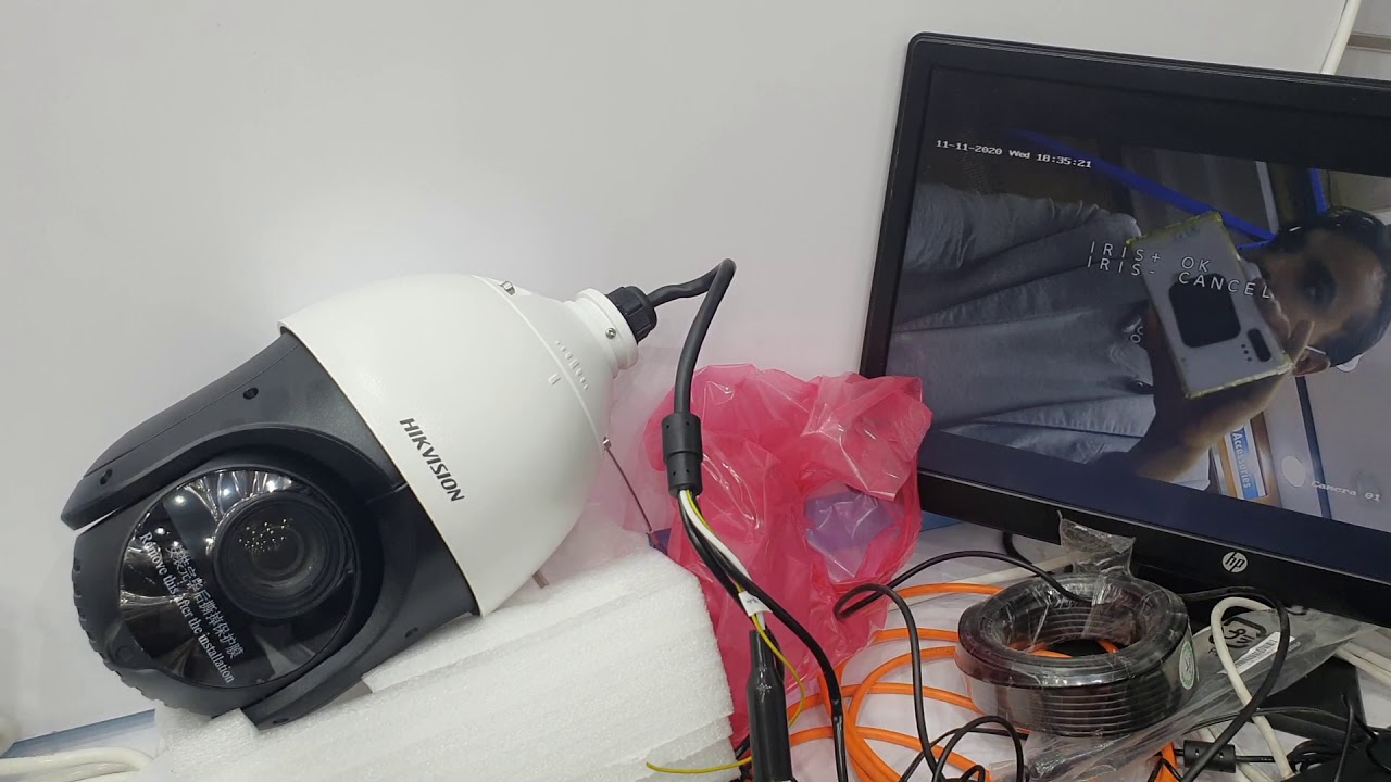 فديو  طريقة تنصيب اعدادات الكاميرا PTZ من Hikvision بحيث تتحرك تلقائياً