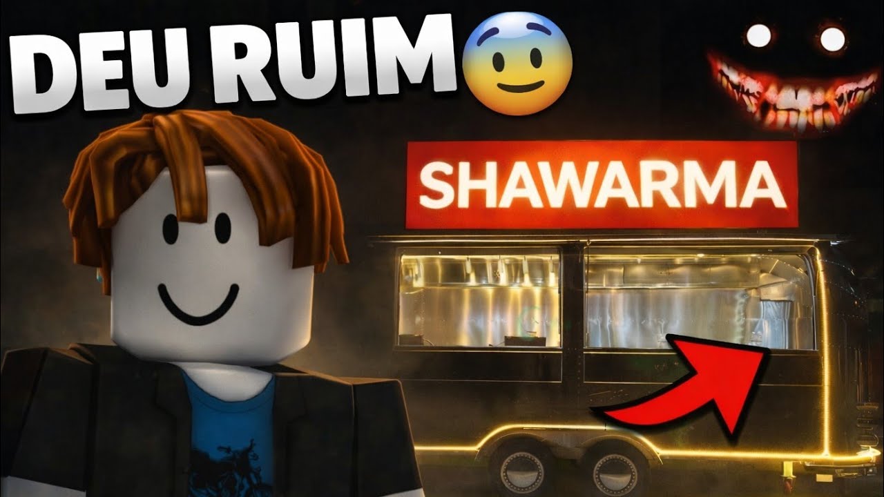 FOMOS VENDER SHAWARMA ÀS 3:00 AM… DEU RUIM 😨 (Roblox)