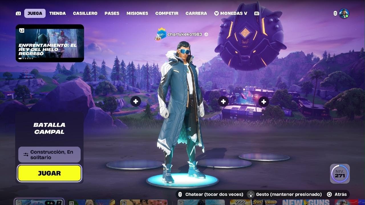 #fornite pruba 2 batalla campestre 😅