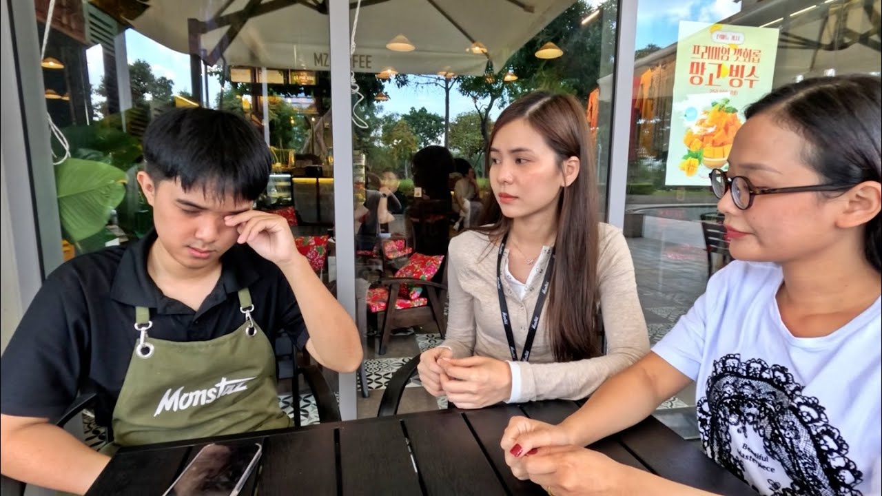 결국 우유 동생이 알바 계약 종료되었습니다