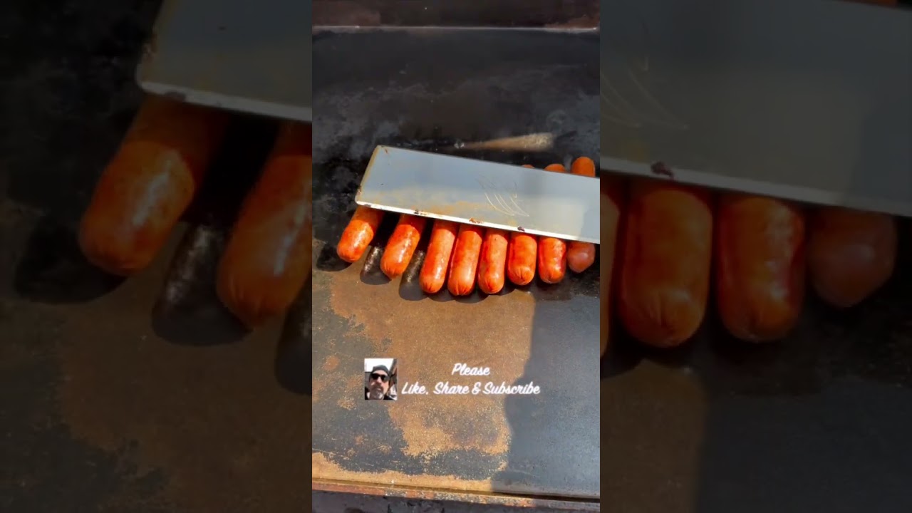 Griddled Hot Dogs #griddlecooking #cooking #hotdogs