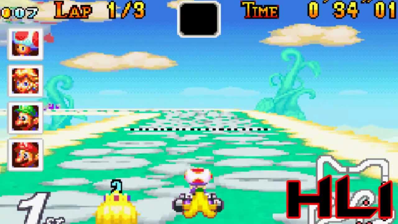 Mario Kart Super Circuit - Sky Garden 100cc