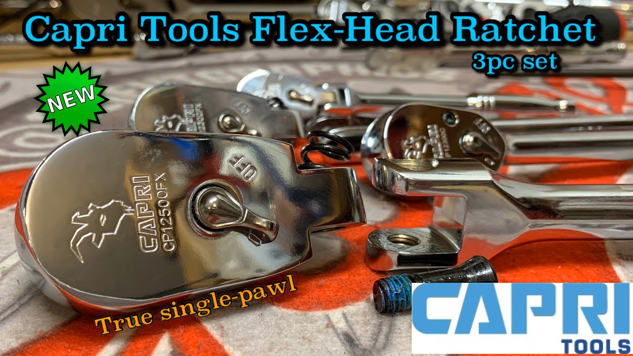 New Capri Tools Flex Head Ratchet 3pc Set Unboxing Teardown