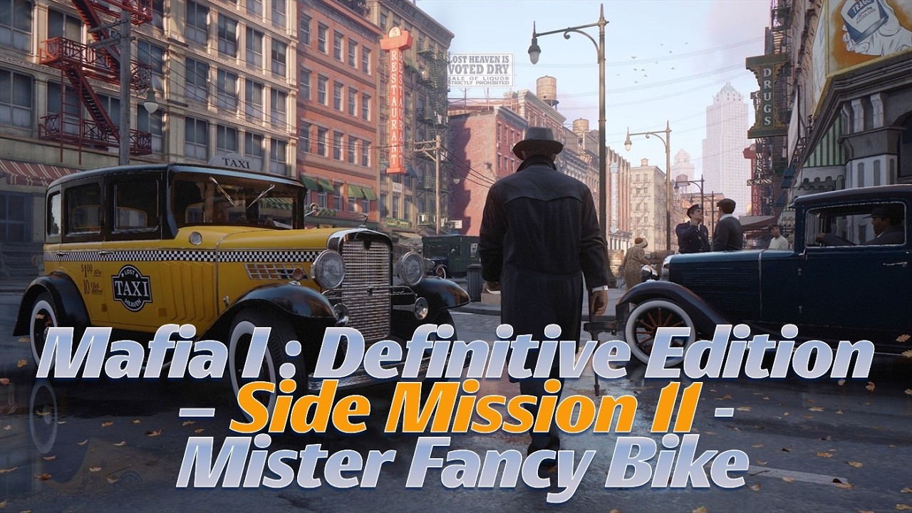 Mafia I : Definitive Edition – Side Mission 11 Mister Fancy Bike | 4K | No commentary