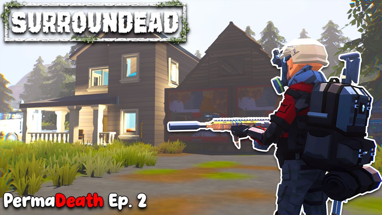 Building an Awesome Garage In Surroundead | Permadeath S3 Ep. 2