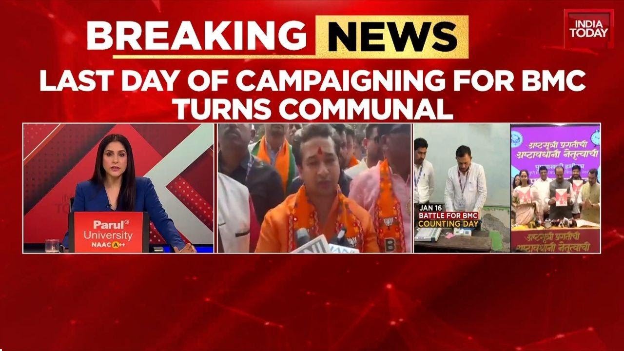 &lsquo;Vote Jihad&rsquo; Remark Sparks Row as BMC Campaign Ends | Nitesh Rane Under Fire | India Today