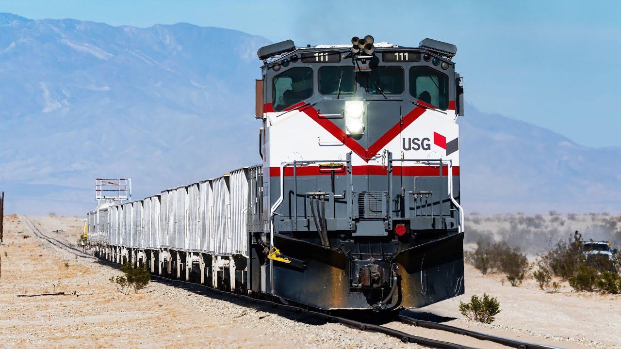 USG's Narrow Gauge Plaster City Railroad