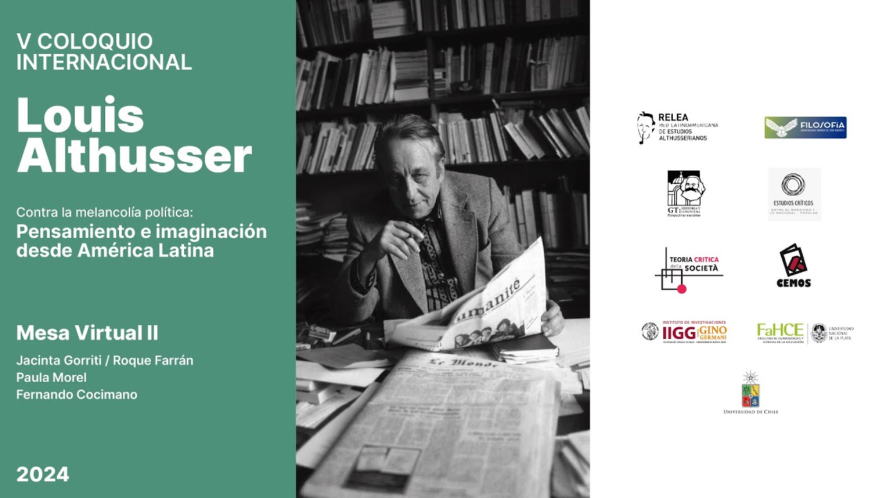 V Coloquio Althusser | 2024 | Mesa Virtual II