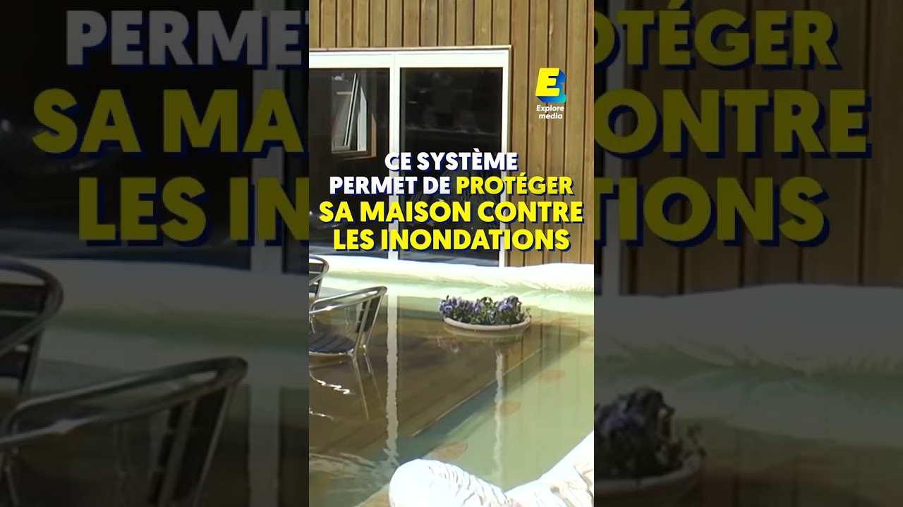 Ce système permet de protéger sa maison contre les inondations 🏠🌊 #shorts