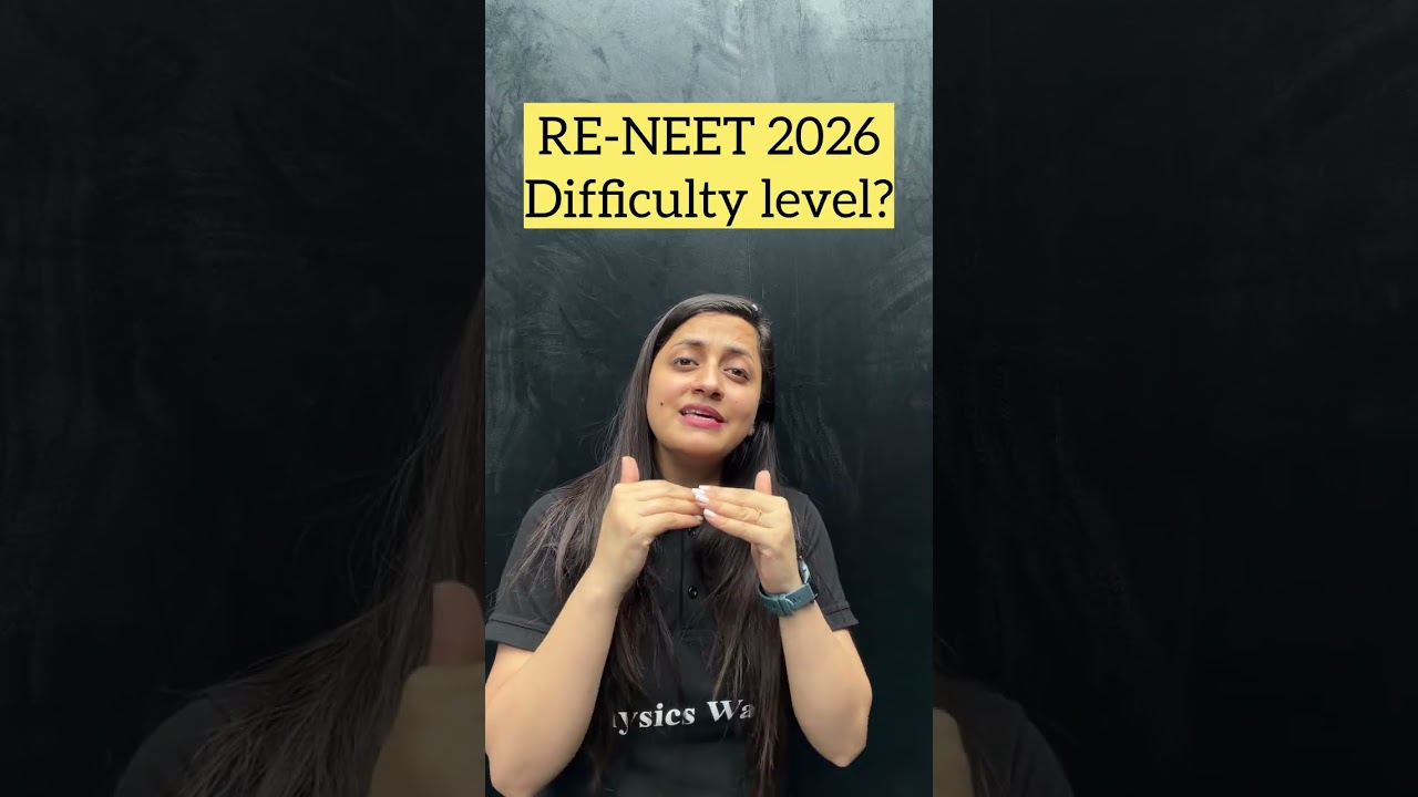 RE-NEET 2026 DIFFICULTY LEVEL?