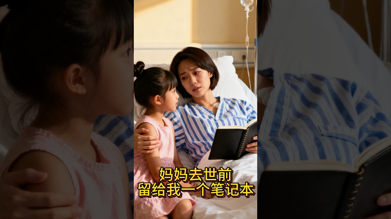 妈妈去世前留给我一个笔记本