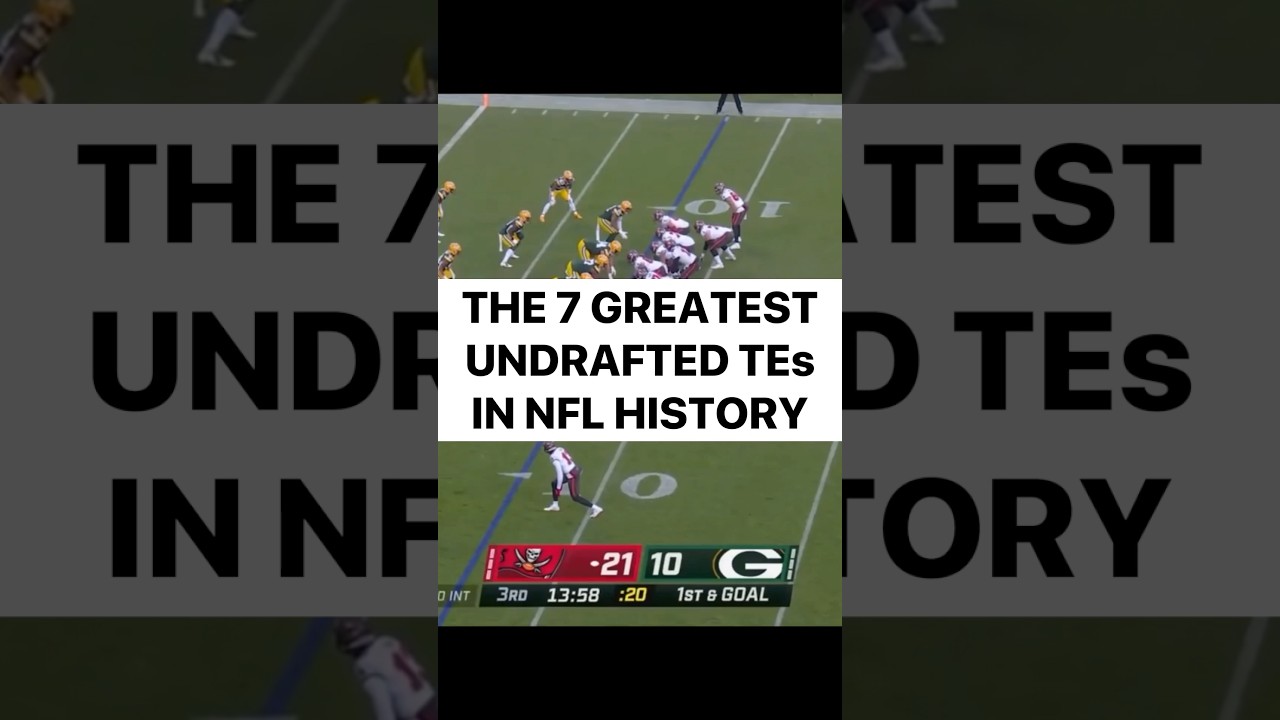 The 7 Greatest Undrafted Tight Ends in NFL History 