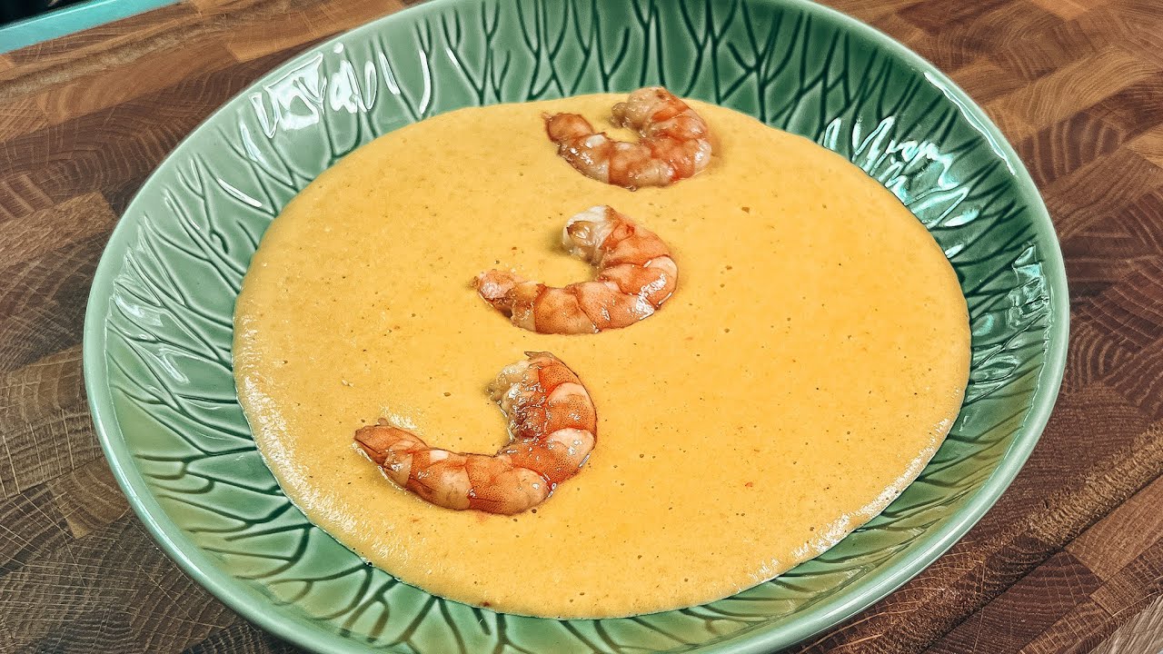 Кукурузный суп с креветками! Он настолько вкусный, что вы будете готовить его очень часто! простой