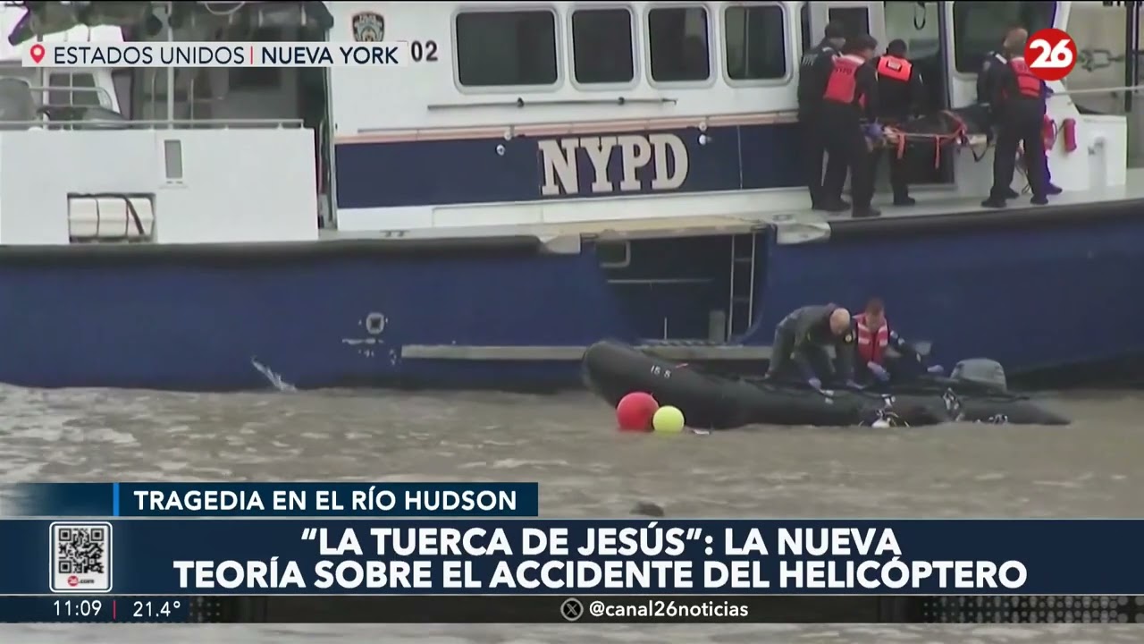 EEUU | “La TUERCA de JESÚS”: la nueva TEORÍA sobre el ACCIDENTE del HELICÓPTERO en el RÍO HUDSON
