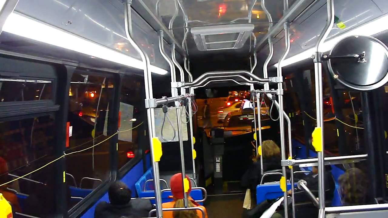 The New Breed! : On-Board MTA New York City Bus 2009 Designline Eco-Saver IV 1303 On The M2