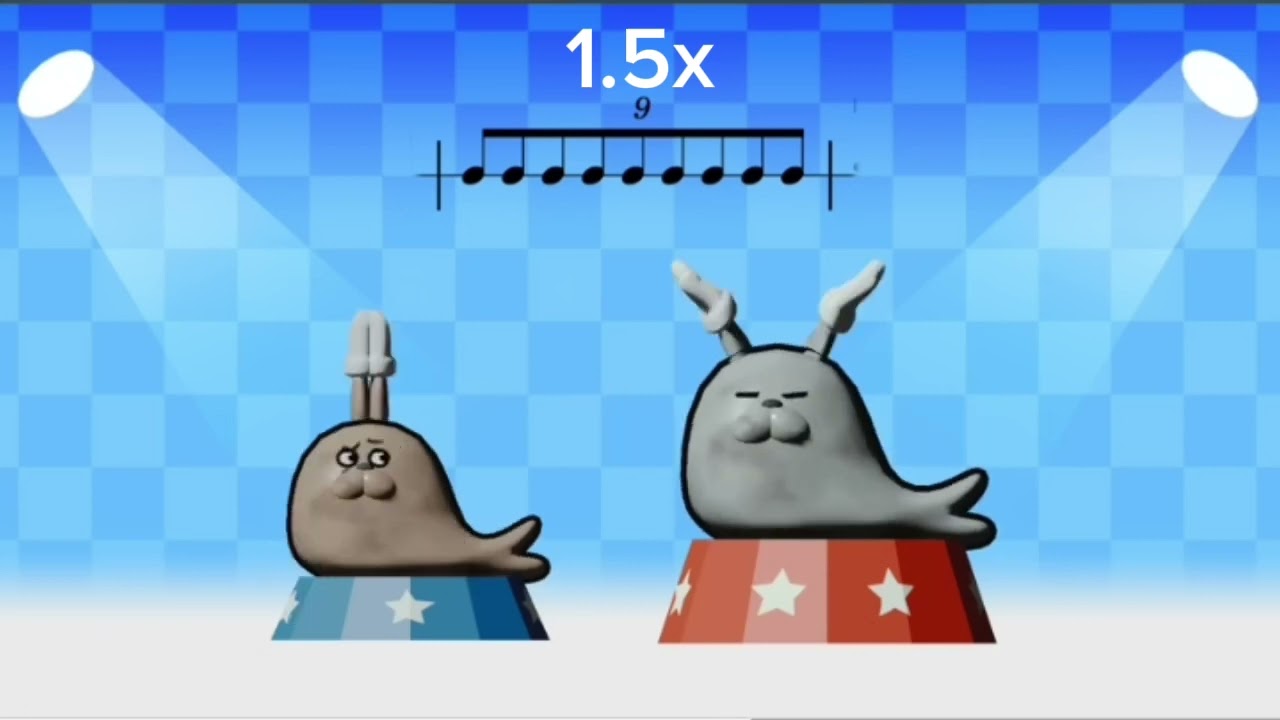 Rhythm Hell speeding up to 100x!