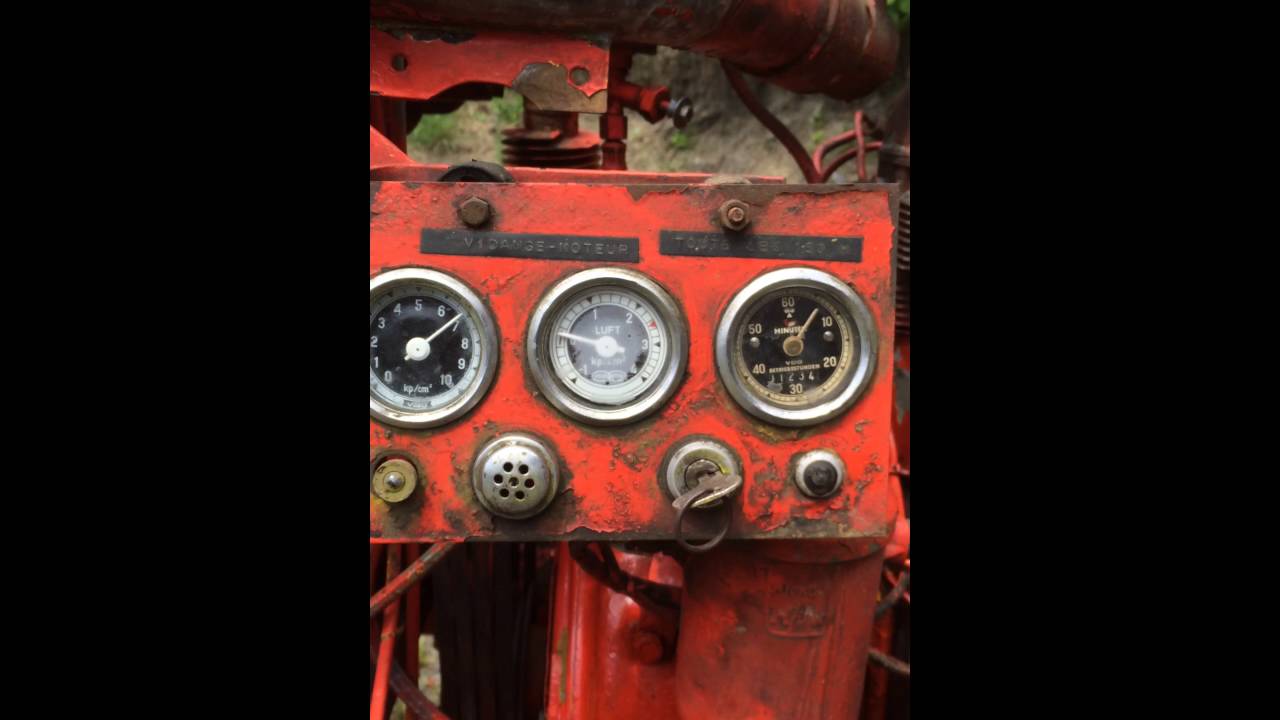 Compresseur Flottmann Werke motorisé par Deutz F2L812