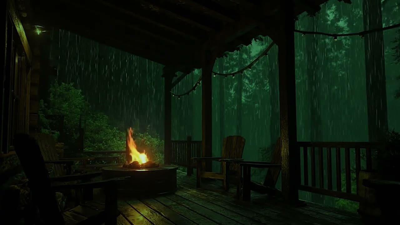 Relax with Heavy Rain 🌧️ Thunderstorm Sounds for Deep Sleep and Calm Nights