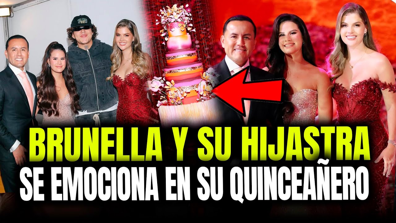 BRUNELLA HORNA SE EMOCIONA EN EL QUINCEA&Ntilde;ERO DE SU HIJASTRA RAFAELLA ACU&Ntilde;A