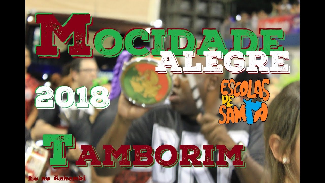 Mocidade Alegre 2018 - Desenho de Tamborim