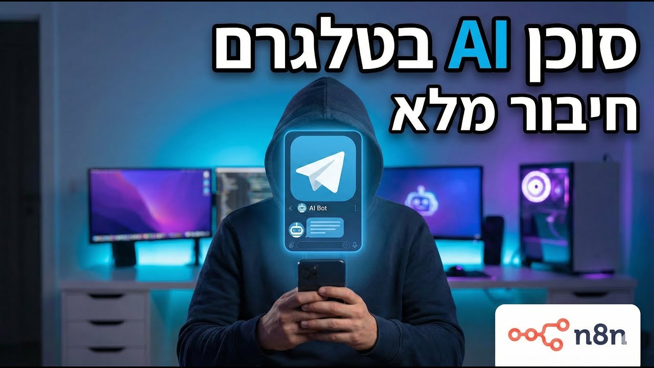 איך לחבר את סוכן ה-AI שלכם לטלגרם?